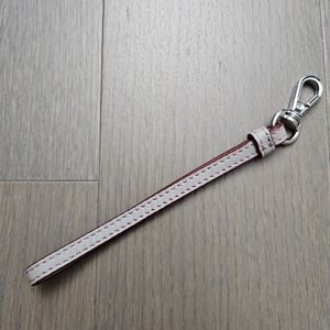 Brand New MZ Wallace Gray and Red Wristlet Strap